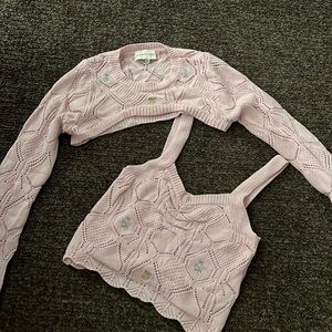 Tank top and shoulder top for $15 size xs